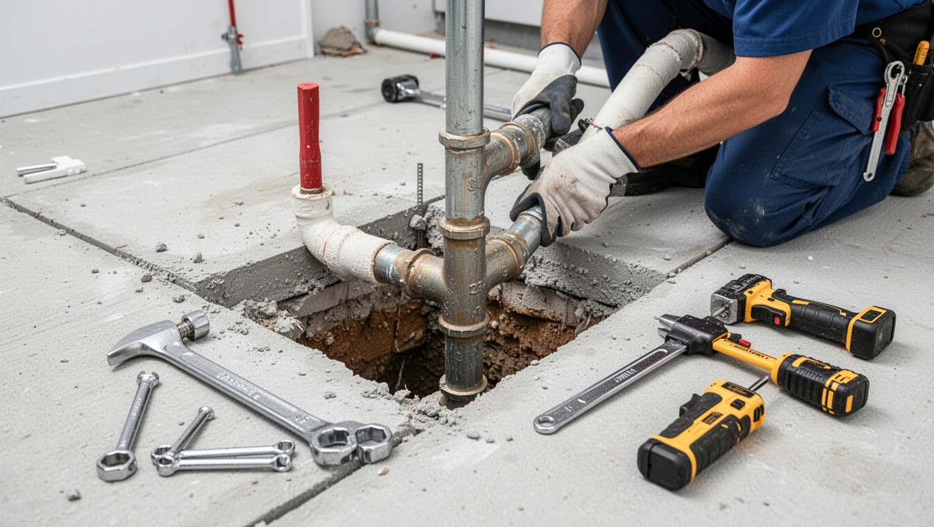 Slab Leak Repair
